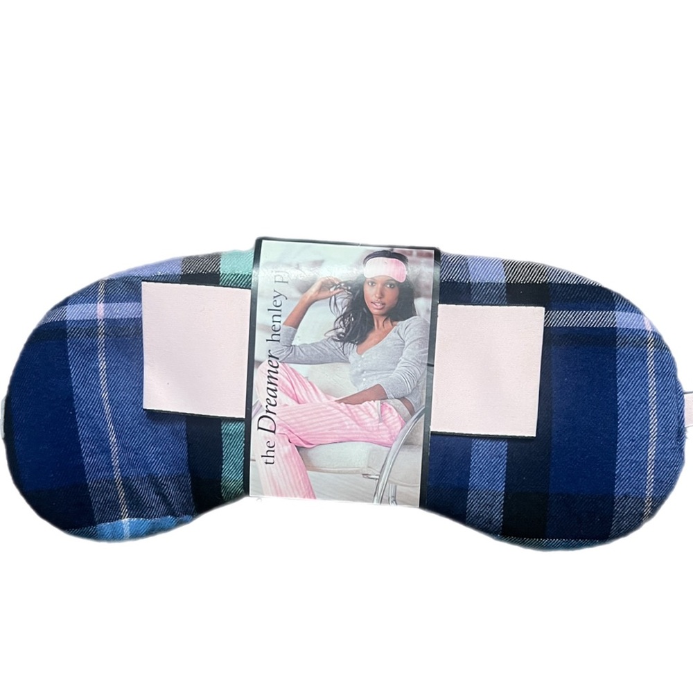 victoria's secret sleeping mask The Dreamer Henley flannel pj plaid